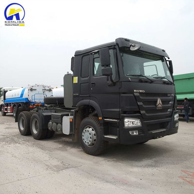 Emisión Euro2 Usado 420HP Sinotruk HOWO Camión tractor para camiones de trabajo pesado