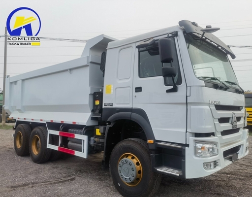 Elevación del volante ventral Elevación hidráulica Sinotruk 10 ruedas 6X4 camión de descarga con forma de U