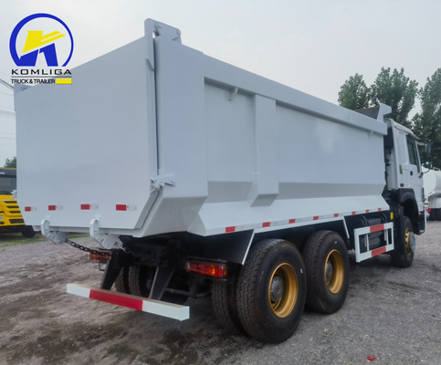 Elevación del volante ventral Elevación hidráulica Sinotruk 10 ruedas 6X4 camión de descarga con forma de U