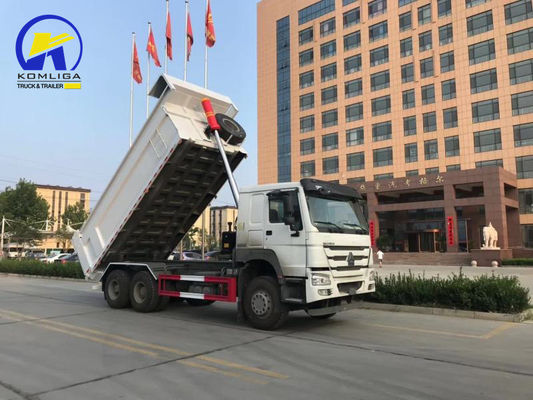 Sinotruck usado HOWO 6X4 10 ruedas 371HP / 375HP camión de descarga con tirador para proyectos de carreteras de Nigeria