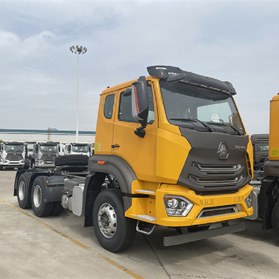 16 toneladas Eje trasero Sinotruk HOWO 6X4 Tractor camión contenedor remolque descarga camión esqueleto
