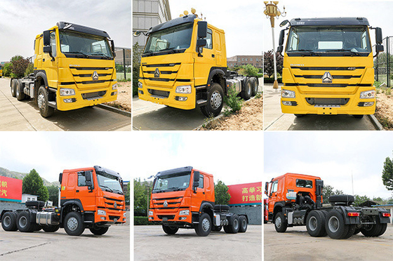 16 toneladas Eje trasero Sinotruk HOWO 6X4 Tractor camión contenedor remolque descarga camión esqueleto