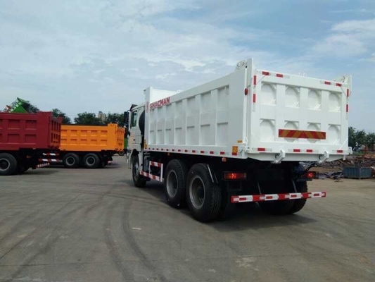 25-30 toneladas Capacidad 6X4 10 ruedas Shacman camión de remate con 20cbm dimensiones de cubo