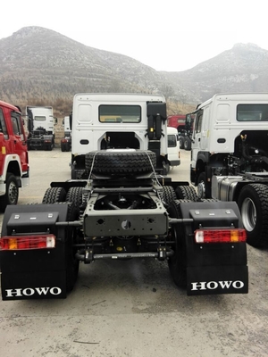 Diseño de neumáticos radiales 371HP Sinotruk HOWO 6 * 4 camión tractor usado con eje delantero de 9 toneladas