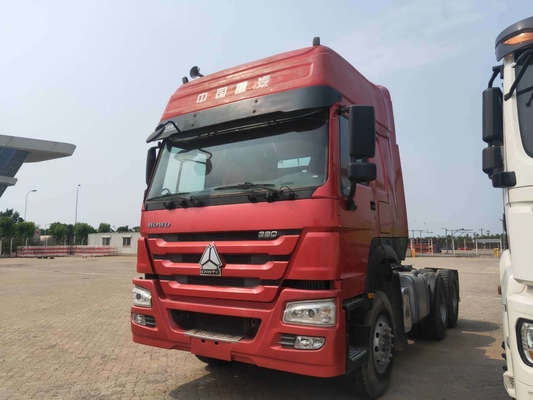 Sinotruk HOWO 6*4 Cabeza de remolque usado Tractor Camión de carga Capacidad de 21-30t Potencia de 420 CV