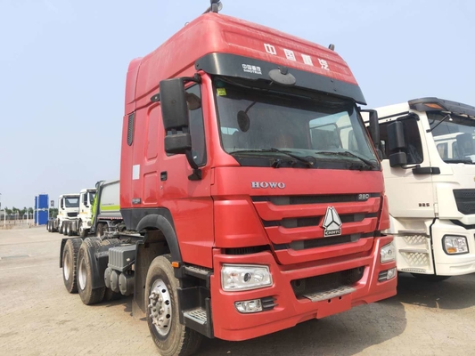 Sinotruk HOWO 6*4 Cabeza de remolque usado Tractor Camión de carga Capacidad de 21-30t Potencia de 420 CV