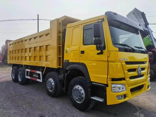 Sinotruk de trabajo pesado 12 ruedas 8X4 HOWO camión de descarga camión de retroceso para LHD / Rhd rueda motriz