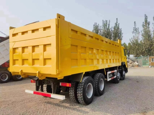 Sinotruk de trabajo pesado 12 ruedas 8X4 HOWO camión de descarga camión de retroceso para LHD / Rhd rueda motriz