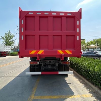 Blanco HOWO 8X4 camiones de remate transmisión manual perfecta para la construcción