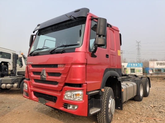 Sinotruk HOWO 6X4 Camión tractor con cabeza de remolque de 10 ruedas y motor D12.42-20