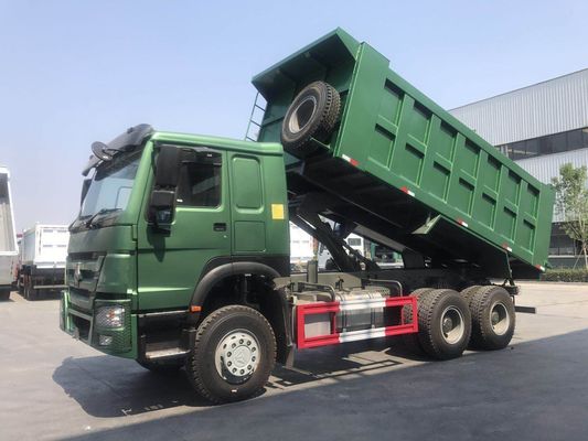 Capacidad alta 6X4 371HP 375HP 10 ruedas 30ton Sinotruk HOWO camión de descarga con tirador