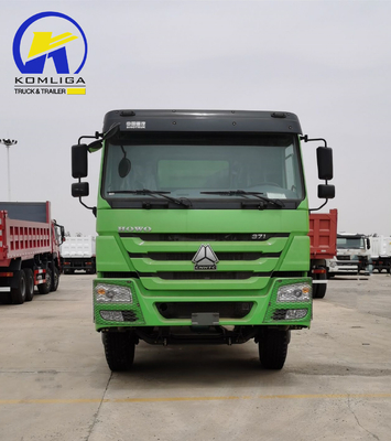 351-450hp Sinotruck HOWO Usado 6X4 20cbm Hyva Camión de carga con dos conjuntos de eje trasero