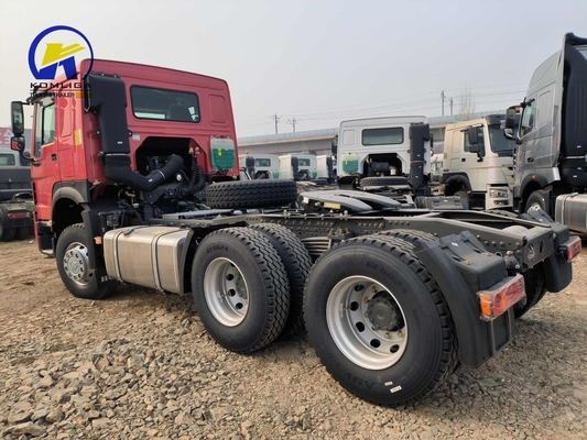 Sinotruk HOWO 6X4 Camión tractor con cabeza de remolque con relación de velocidad de 3.7 y neumáticos 315/80r22.5