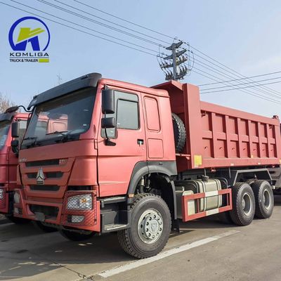 HOWO Carga pesada 10 ruedas 6X4 camión descargador camión con un dormitorio y aire acondicionado
