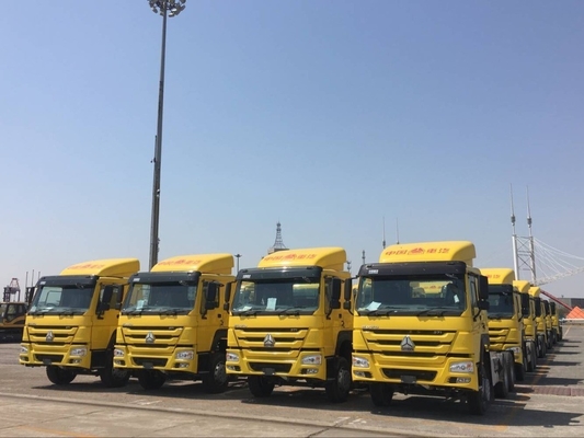 Hf9 Eje delantero Sinotruk HOWO 6X4 Camión de remolque Camión de tractor usado con eje trasero de 16 toneladas