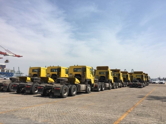 Camión tractor usado Sinotruk HOWO 6X4 10 ruedas Camión remolcador Capacidad de carga 21-30t