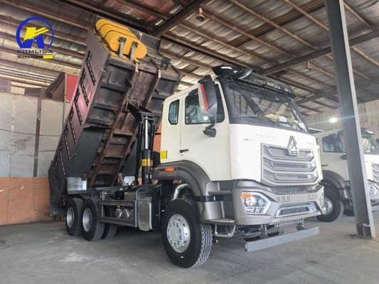 Sinotruck 430HP Hohan HOWO 6X4 camión de descarga / descarga para Arabia Saudita en 2023 asientos rojos ≤5