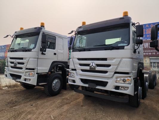 El sistema de tracción de los camiones de segunda mano sin motor diesel sinotruk HOWO 10 ruedas asientos de los camiones de remolque ≤5 relación de velocidad 3.08