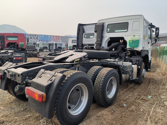 Dirección Sinotruk HOWO 10 ruedas Mini camión tractor Usado cabeza de remolque para cargas pesadas