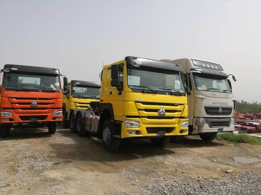 Sinotruk HOWO 6X4 Cabeza de camión tractor para camión mini remolque Norma de emisiones Euro 2