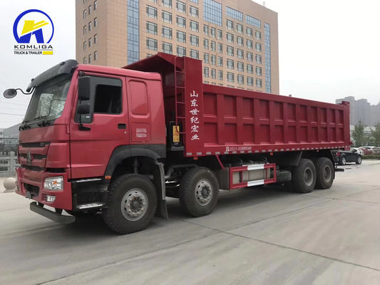 / Usado 8X4 12 ruedas Sinotruk HOWO camión de remate DOT certificado y pedido personalizado