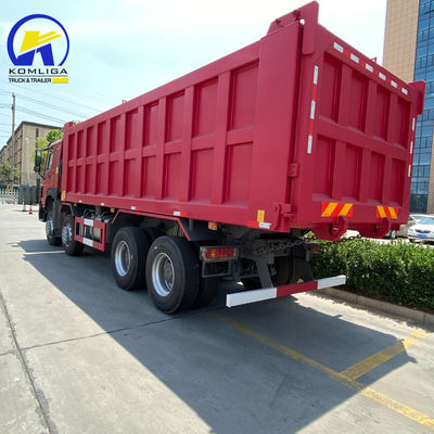 / Usado 8X4 12 ruedas Sinotruk HOWO camión de remate DOT certificado y pedido personalizado