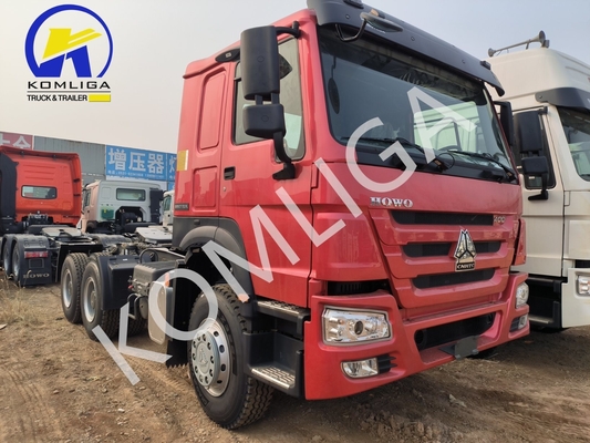Carga de remolque de remolque cabeza de tractor camión usado Sinotruk HOWO camión pesado Euro4 Hw19710