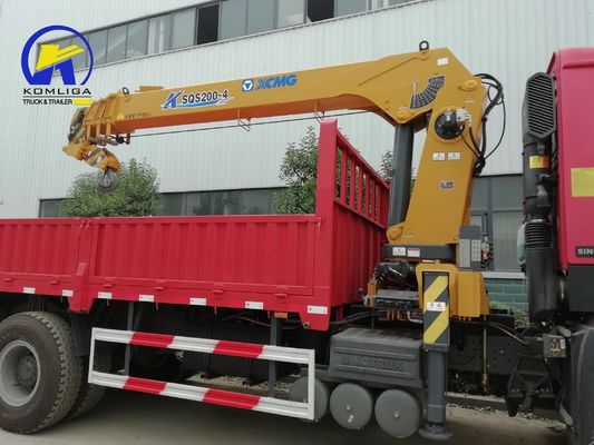 Camión cisterna de combustible de 300L Sinotruck HOWO 6X4 Camión montado grúa de 12 toneladas 16 toneladas para la construcción