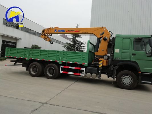 Camión cisterna de combustible de 300L Sinotruck HOWO 6X4 Camión montado grúa de 12 toneladas 16 toneladas para la construcción