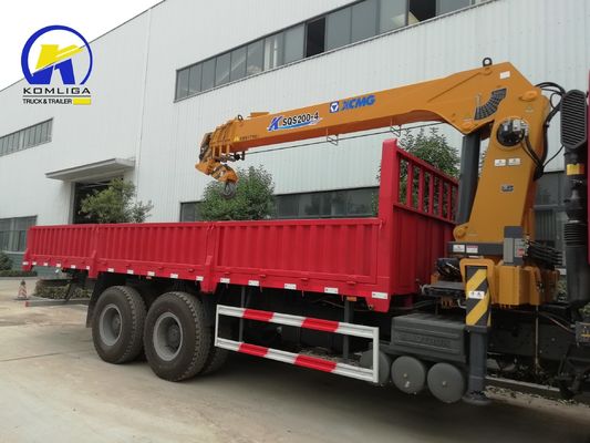 Camión de carga montado con grúa y servicio postventa