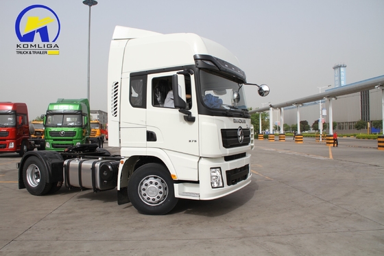 Shacman 4X2 6 ruedas 290HP 340HP 380HP cabeza de camión con cabina Hw76 y capacidad de carga de 21-30t