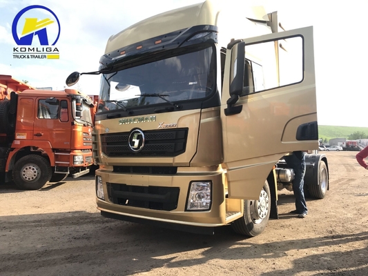 Shacman 4X2 6 ruedas 290HP 340HP 380HP cabeza de camión con cabina Hw76 y capacidad de carga de 21-30t