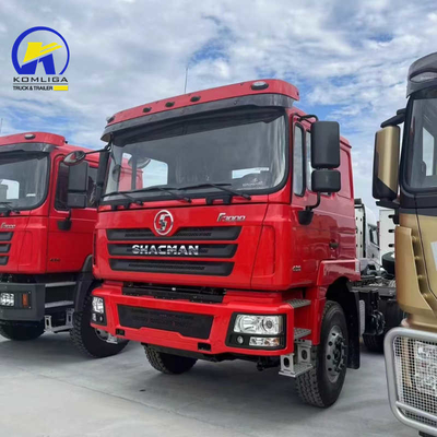 Eje delantero 9 toneladas Capacidad de carga Shacman F3000 6X4 Usado camión tractor con motor diesel