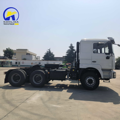 Eje delantero 9 toneladas Capacidad de carga Shacman F3000 6X4 Usado camión tractor con motor diesel