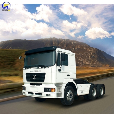 6X4 rueda motriz Shacman X3000 Prime Mover Camión tractor de color dorado