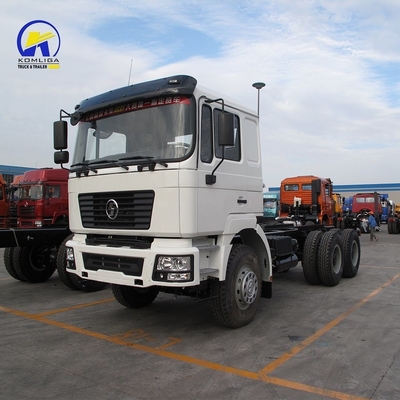 6X4 rueda motriz Shacman X3000 Prime Mover Camión tractor de color dorado