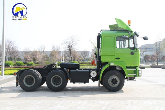 Cabina Hw76 Cabina amarilla 6X4 10 ruedas 380HP 400HP 420HP Cabeza Tractor remolque Tractor camión usado
