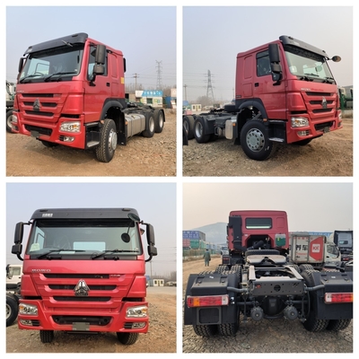 Sinotruk HOWO T7 Hohan 6X4 10 ruedas 371HP 380HP 400HP y camión tractor de remolque usado