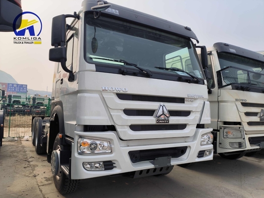 Sinotruk HOWO T7 6X4 400HP Prime Mover Usado Tractor Truck cabeza adaptada a su mercado