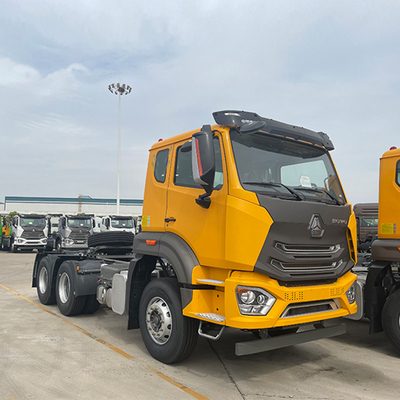 Sinotruk HOWO T7 6X4 400HP Prime Mover Usado Tractor Truck cabeza adaptada a su mercado