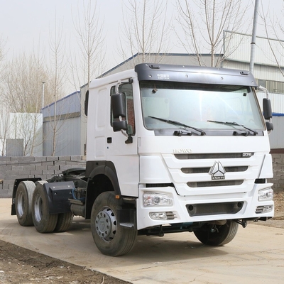 Sinotruk HOWO usado 6X4 10 ruedas 375HP Cabeza de camión tractor blanco con solicitud personalizada