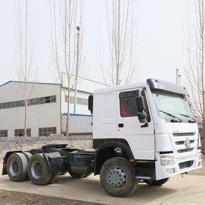 Sinotruk HOWO usado 6X4 10 ruedas 375HP Cabeza de camión tractor blanco con solicitud personalizada