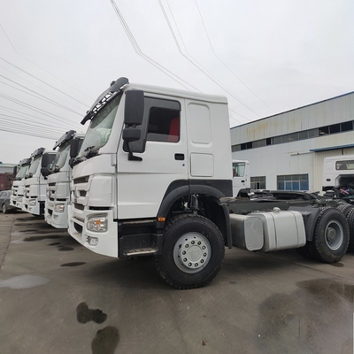 Sinotruk HOWO de segunda mano en buen estado 6X4 10 ruedas Corazón de camión camión tractor blanco usado