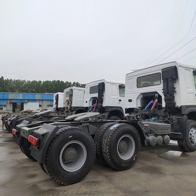 Sinotruk HOWO de segunda mano en buen estado 6X4 10 ruedas Corazón de camión camión tractor blanco usado