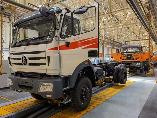 Beiben Benz 4X2 6X4 Prime Mover Camión de cabeza de tractor con diseño de neumáticos radiales
