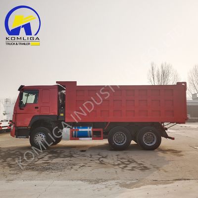 Solicitud de personalización de 30 toneladas usadas Sinotruk HOWO camión de descarga con tirador en buenas condiciones