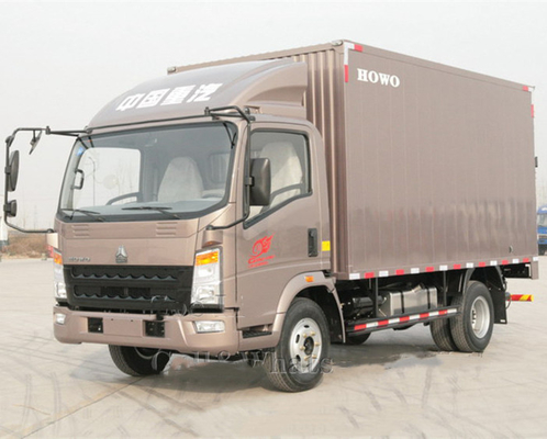 4.2 toneladas de eje trasero Sinotruk HOWO Cdw Mini Van Box 4X2 camión de carga con capacidad de carga de 1-10 t