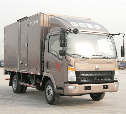 4.2 toneladas de eje trasero Sinotruk HOWO Cdw Mini Van Box 4X2 camión de carga con capacidad de carga de 1-10 t