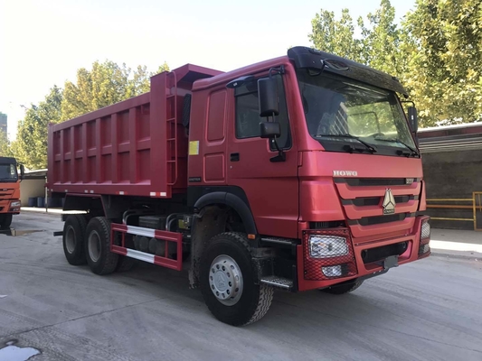 Hw76 Cab Sinotruk HOWO Usado 6*4 10 ruedas Camión con tirador Camión de descarga Hw19710 Transmisión