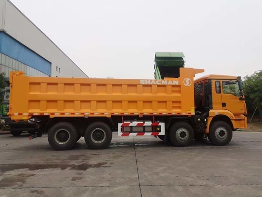 Shacman H3000 Usado 8X4 12 ruedas camión de descarga con levantamiento hidráulico de volante ventral